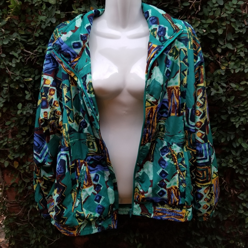 Vintage 90s Active Studio Windbreaker M